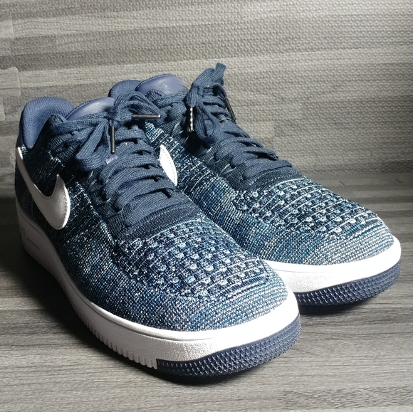 Nike Shoes Nike Air Force Ultra Flyknit Low Obsidian Poshmark